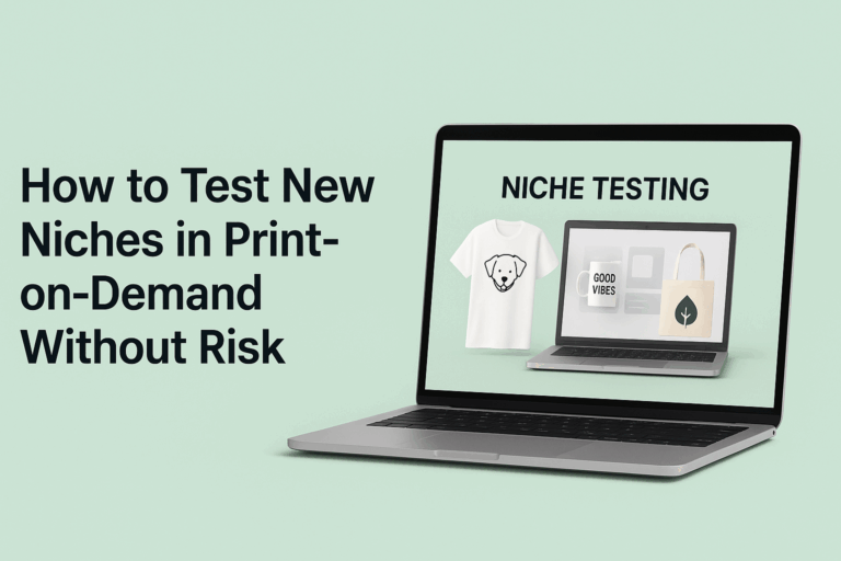 How to Test New Niches in Print-on-Demand Without Risk?