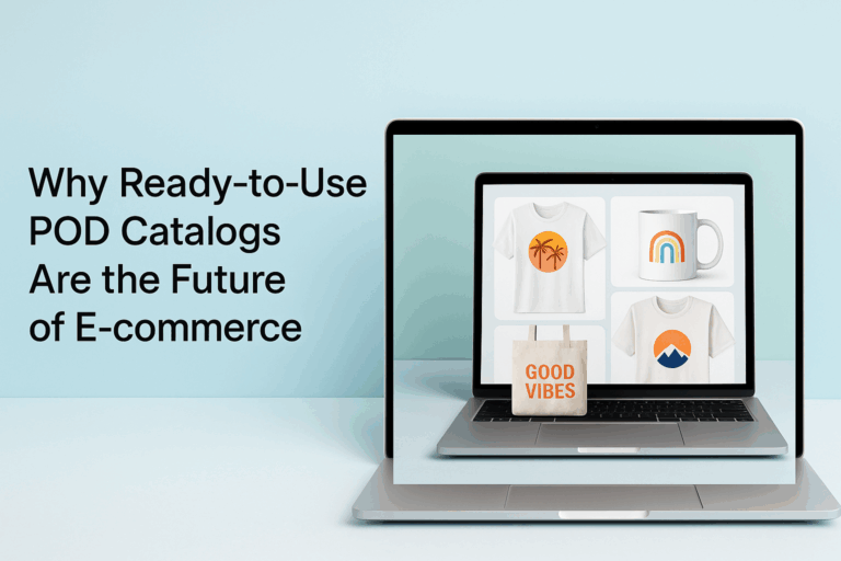Why Ready-to-Use POD Catalogs Are the Future of E-commerce?